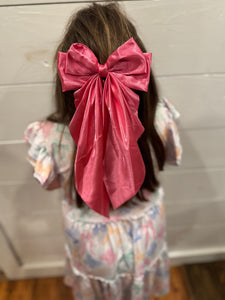 Satin Oversized French Hair Bows