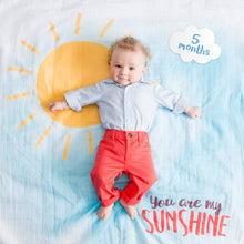 Load image into Gallery viewer, Baby&#39;s 1st Year Swaddle &amp; Milestone Cards - Sunshine