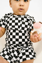 Load image into Gallery viewer, Black Checkered Pocket Set