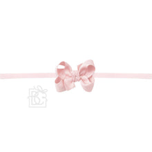 Load image into Gallery viewer, 1/4&quot; NYLON PANTYHOSE HEADBAND W/SIGNATURE GROSGRAIN BOW