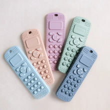 Load image into Gallery viewer, Sensory Popper Teether Phone - Dusty Pink