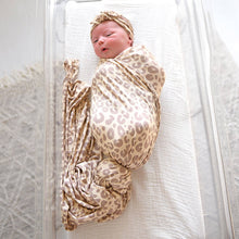 Load image into Gallery viewer, Amari Leopard SWADDLE Bamboo