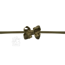 Load image into Gallery viewer, 1/4&quot; NYLON PANTYHOSE HEADBAND W/SIGNATURE GROSGRAIN BOW