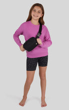 Load image into Gallery viewer, Girls Crew Sweatshirt, Basic Short, Fanny Bag - 3 PCS Set