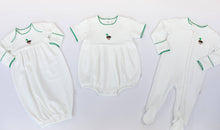 Load image into Gallery viewer, Pip Embroidered Zip Romper -Mallards