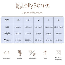 Load image into Gallery viewer, Child Of God Baby Bamboo Pajamas, 2-Way Zipper Baby Romper