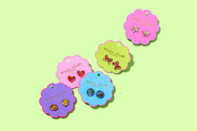 Load image into Gallery viewer, Confetti Bow Stud Earrings