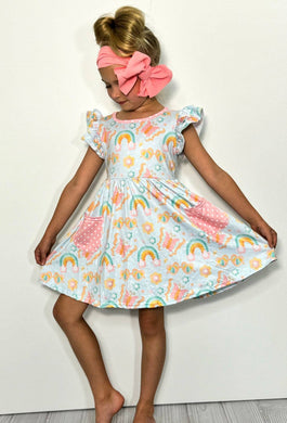 Summer Sky Girls Dress