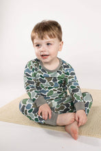 Load image into Gallery viewer, Pebble Camo - LS/Pants Toddler Pajamas
