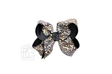 Load image into Gallery viewer, LAYERED LEOPARD BOW ON CLIP