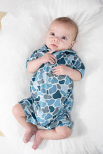 Load image into Gallery viewer, Watercolor Camo - SS Polo Romper