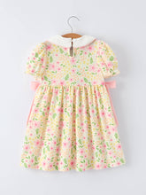 Load image into Gallery viewer, Easter Bunny Embroidery Smocking Cute Baby Girls Dress