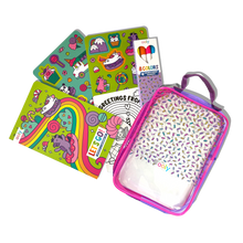 Load image into Gallery viewer, Let's Go!: Activity &amp; Coloring Kit - Unicorn Candy Town