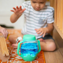 Load image into Gallery viewer, Teal Sensory Play Jar