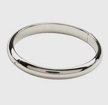 Load image into Gallery viewer, Classic Silver Baby Bangle Bracelet