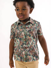 Load image into Gallery viewer, Boys Classic Camo Knit Short Sleeve Performance Polo