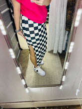 Load image into Gallery viewer, Jilly Checkered Skirt