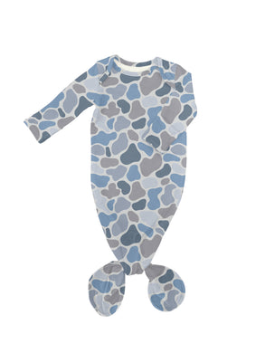 Watercolor Camo - Knotted Gown
