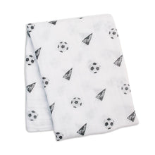 Load image into Gallery viewer, Classic Muslin Swaddle - Soccer
