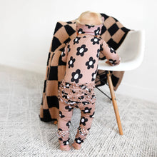 Load image into Gallery viewer, Coco RUFFLE ZIP Bamboo One Piece Flowers Baby Clothing