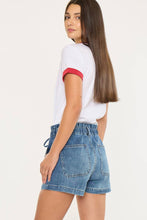 Load image into Gallery viewer, PAPER BAG DENIM SHORTS