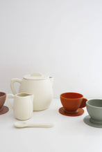 Load image into Gallery viewer, Cream Multi Mix Silicone Tea Play Set