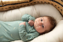 Load image into Gallery viewer, Arrow Print Knotted Newborn Baby Gown Pajamas