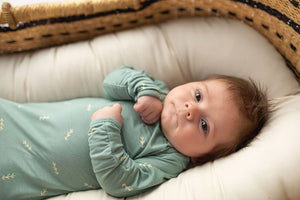 Arrow Print Knotted Newborn Baby Gown Pajamas