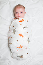 Load image into Gallery viewer, Classic Muslin Swaddle - Forest Friends