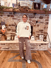 Load image into Gallery viewer, Leopard Print Wide Leg Pants