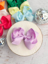 Load image into Gallery viewer, Classic Scalloped Bows - Alligator Clip - 4.5&quot;