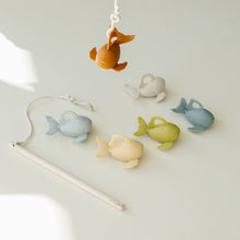Load image into Gallery viewer, Silicone and Wood Fishing Play Set