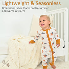 Load image into Gallery viewer, Life Is Better In Boots  Baby Bamboo Pajamas, 2-Way Zipper