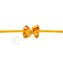 Load image into Gallery viewer, 1/4&quot; NYLON PANTYHOSE HEADBAND W/SIGNATURE GROSGRAIN BOW