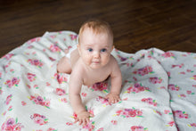 Load image into Gallery viewer, Deluxe Bamboo Swaddle - Posies