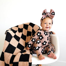 Load image into Gallery viewer, Coco RUFFLE ZIP Bamboo One Piece Flowers Baby Clothing