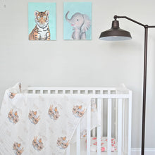 Load image into Gallery viewer, Noah&#39;s Ark Baby Swaddle Blanket