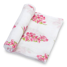 Load image into Gallery viewer, Dogwoods In Bloom Baby Swaddle Blanket
