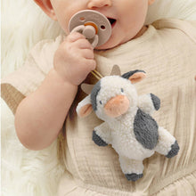 Load image into Gallery viewer, Bitzy Pal Natural Rubber Pacifier &amp; Plush