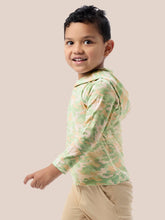 Load image into Gallery viewer, Boys Sage Trail Camo Performance Hooded Shirt