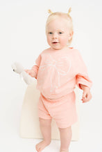 Load image into Gallery viewer, Pastel Pink Bow Shorts Set