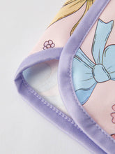 Load image into Gallery viewer, Girls Purple Bow Sleeveless Top and Shorts Set