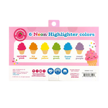 Load image into Gallery viewer, Sweet Scoops: Neon Highlighters - Strawberry Scent (Set of 6)