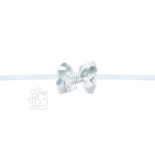 Load image into Gallery viewer, 1/4&quot; NYLON PANTYHOSE HEADBAND W/SIGNATURE GROSGRAIN BOW