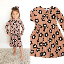 Load image into Gallery viewer, Coco TUTU DRESS Bamboo Flowers Kids Clothes