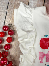 Load image into Gallery viewer, Apples &amp; Bows Pink Ruffled Shorts Set