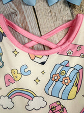 Load image into Gallery viewer, School Buses &amp; Supplies Twirl Dress