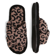 Load image into Gallery viewer, Luxury Soft Crossover Leopard Pattern Slipper