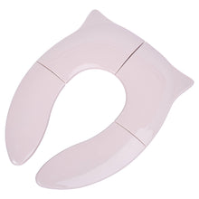 Load image into Gallery viewer, Folding Toddler Travel Potty Seat - Blush Pink