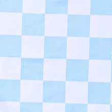 Load image into Gallery viewer, Blue Checkered Baby Knotted Gown